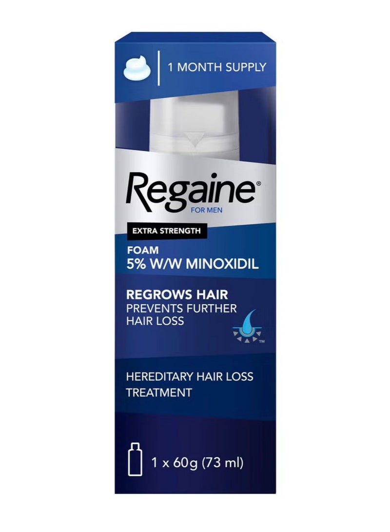 REGAINE 5% FOAM MINOXIDIL 73 ML